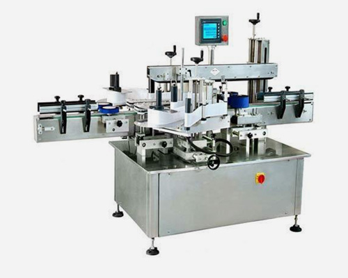 Automatic-Flat-Bottle-Sticker-Labeling-Machine